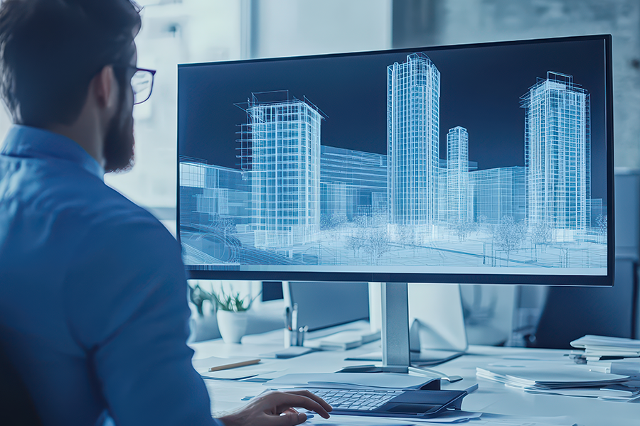 construção virtual