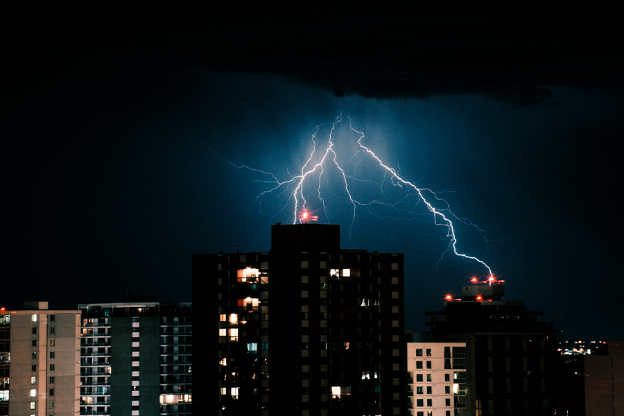 Instalação de para-raios